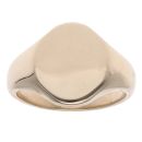 9ct Yellow Gold Plain Signet Ring