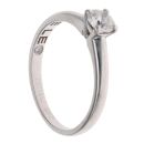 18ct White Gold 0.42ct Brilliant Cut Diamond Solitaire Ring