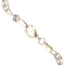 14ct Yellow And White Gold Fancy Chain 18"