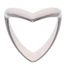 Silver Double Wishbone Ring