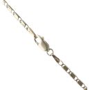 14ct Yellow Gold Plain Fancy Chain 22"