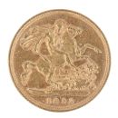1893 Victoria Jubilee Head UK Half Sovereign Coin