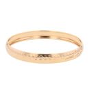 9ct Yellow Gold Patterned Bangle