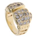 9ct Yellow Gold Cubic Zirconia Boxing Glove Ring