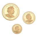 2021 George & The Dragon 200th Anniversary Alderney Sovereign Fractional Set of 3 Coins Boxed with Proof