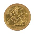 1897 Victoria Half Sovereign Coin
