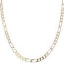 9ct Yellow Gold Figaro Chain 18"