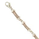 9ct Yellow Gold Patterned Bar Bracelet 8"