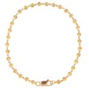 22ct Yellow Gold Fancy Bead Bracelet 6.5"