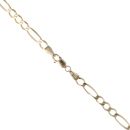 9ct Yellow Gold Figaro Chain 28"