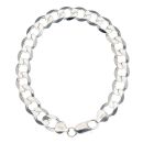 Silver Curb Bracelet 8.5" By Icesia