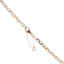 9ct Yellow and Rose Gold Bar Curb Chain 18"