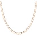 9ct Yellow Gold Curb Chain 22"
