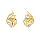 22ct Yellow Gold Plain Studs Earrings