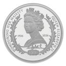 Platinum 2026 The Centenary of Queen Elizabeth II Ascension Island Coin
