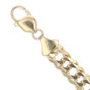 9ct Yellow Gold Double Curb Bracelet 8"