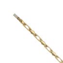 18ct Yellow Gold 0.20ct Diamond And Ruby Bracelet 7"