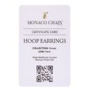 14ct Yellow Gold Monaco Classic Cubic Zirconia Pave Hoop Earrings