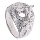 Silver Large Horsehead Ring
