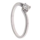 18ct White Gold 0.35ct Brilliant Cut Diamond Solitaire Ring
