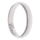 9ct White Gold Cariad Clogau Wedding Ring