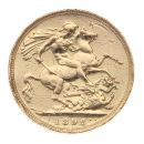 1892 Victoria Jubilee Head UK Full Sovereign Coin
