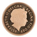2012 Elizabeth II Fourth Portrait UK Half Sovereign Coin