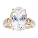9ct Yellow Gold Smoky Quartz Ring