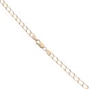 9ct Yellow Gold Square Curb Chain 20"