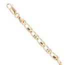 9ct Yellow Gold Fancy Bracelet 7"