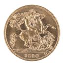 1913 George V Large Head UK Half Sovereign Coin