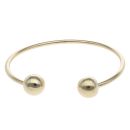 9ct Yellow Gold Plain Torque Bangle