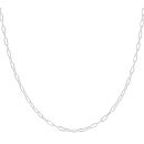 Silver Paperclip Chain 24" By Icesia