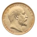 1904 Edward VII Large Head UK Full Sovereign Coin