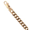 9ct Yellow Gold Curb Bracelet 8"