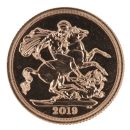 2019 Elizabeth II Fifth Portrait UK Full Sovereign Coin