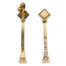 18ct Yellow Gold 0.40ct Brilliant Cut Diamond Drop Earrings