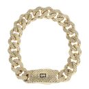 14ct Yellow Gold Monaco Curb Classic Flex, Flex Lock Bracelet 8.5"