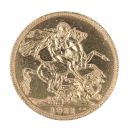 1911 George V Large Head UK Full Sovereign Coin