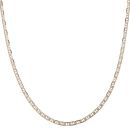 9ct Yellow Gold Diamond Cut Anchor Chain 18"