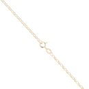 9ct Yellow Gold Diamond Cut 18" Belcher Chain