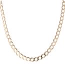 9ct Yellow Gold Curb Chain 24"