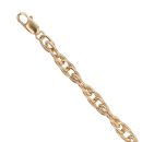 9ct Yellow Gold POW Fancy Bracelet 7.5"