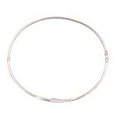 9ct White Gold Cubic Zirconia Wrap Bangle