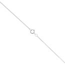 9ct White Gold 0.27ct Diamond Cluster Pendant And 16" Chain by Anya Belle