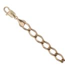 9ct Yellow Gold Curb Bracelet 9"