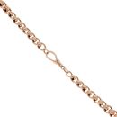 9ct Rose Gold T-Bar Rollerball Chain 20"