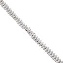 18ct White Gold 11.18ct Brilliant Cut Diamond Fancy Chain 16"