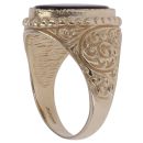 9ct Yellow Gold Tiger's Eye Signet Ring