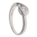 18ct White Gold 0.50ct Diamond Loop Solitaire Ring